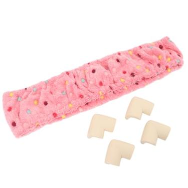 Imagem de HEEPDD 40x40cm Flanela Rug Comborneta Tampa da Moldura Elástica Tapete de Faixa Tapete Tape (Rosa)