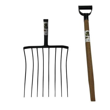 Imagem de Garfo Forcado com Cabo de Madeira BÚFALO FERRAMENTAS (16 Dentes - 25mm)