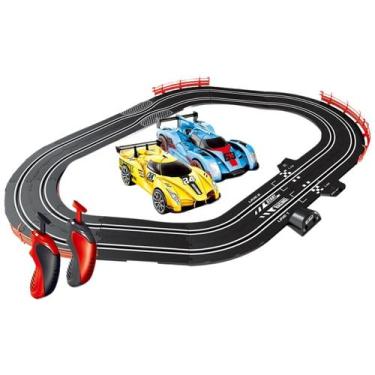 Imagem de Pista de Corrida Autorama 2 Carrinhos com Colisão e Numeros de Voltas 