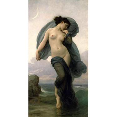 Imagem de Evening (1882) de William Bouguereau - 60x118 - Tela Canvas Para Quadro