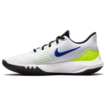Imagem de Nike Tênis masculino Precision V, Branco/preto-pouco Volt-Volt, 45 EU