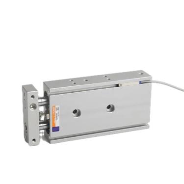 Imagem de Cilindro pneumático de ar de haste dupla TR10X10S TR16X15S TR20X20S TR25X25S TR32X30S TR10X40S TR16X50S TR20X35S 1 peça (TR25, curso de 20 mm)