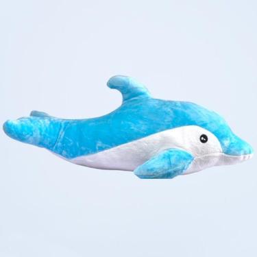 Imagem de Pelúcia Tubarão Baleia Golfinho Plush Realista Decoração Mar - Fizzy, 