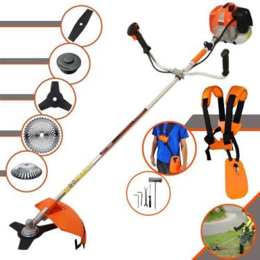 Imagem de Roçadeira Aparador de Grama Vulcan VR620H À Gasolina 62cc 3HP 12.500rp