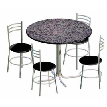 Imagem de Mesa com 4 cadeiras para lanchonete - Dimovesc