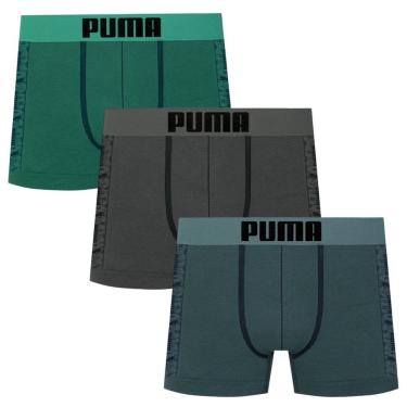 Imagem de Kit 3 Cuecas Boxer Puma Sem Costura Masculina