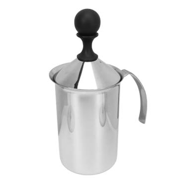 Imagem de Domary Espuma de Leite Manual de Aço Inoxidável, Espuma de Leite de Camada Dupla para Cafeterias Domésticas, Experiência de Espuma de Leite de Nível Profissional, Fabricante de Espuma