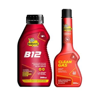 Imagem de Kit Aditivo B12 500ml E Clean Gas 200ml - Bardahl
