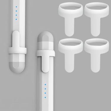Imagem de 4 plugues antiperda tipo C para caneta stylus universal plugue de porta de carregamento de silicone protetor USB C plugues de poeira
