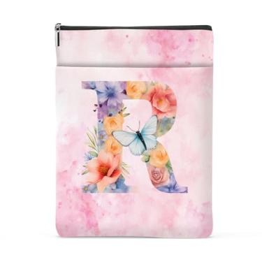 Imagem de Capa de livro à prova d'água retrô floral bolsa protetora presentes de aniversário para mulheres leitoras professora sobrinha acessórios bibliófilos clube do livro - 33