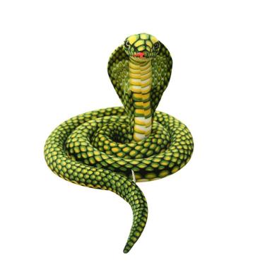 Imagem de Boneca de brinquedo de pelúcia realista Cobra Snake de 170 cm de comprimento para crianças
