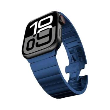 Imagem de Pulseira De Metal Em Aço Inoxidável Para Apple Watch 46 42mm Ultra3 49