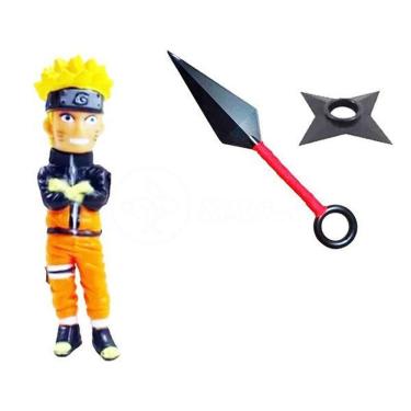 Imagem de Kit Boneco Action Figure Anime Uzumaki Naruto + ....