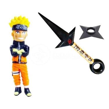 Imagem de Kit Boneco Action Figure Anime Uzumaki Naruto + ...