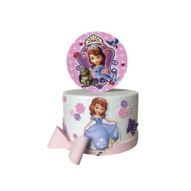 Imagem de Mini bolo fake princesa sofia - CATAVENTO FESTAS