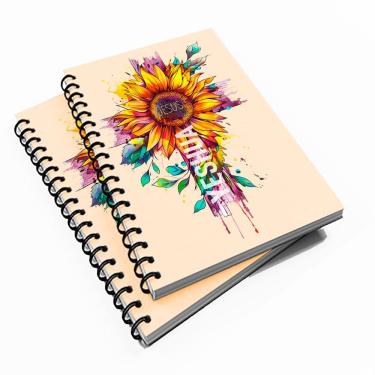 Imagem de 10 Cadernetas Motivacional 48 fls Leão de Jesus Yeshua Mod4