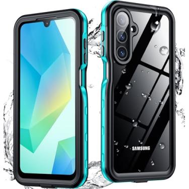 Imagem de SPIDERCASE Capa para Samsung Galaxy A16 5G à prova d'água, protetor de tela e lente de câmera integrado [IP68 subaquático] [3,5 m militar à prova de choque] Capa de telefone com proteção de corpo