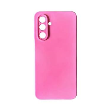 Imagem de Capinha Aveludada Para Samsung M36 - Capa Silicone Premium (Pink)