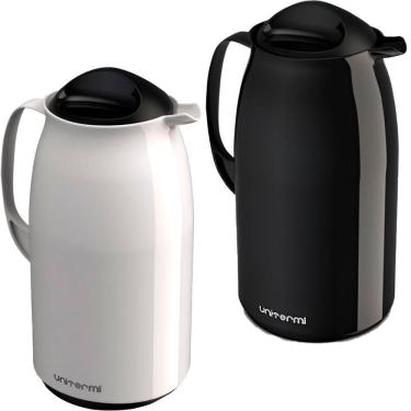 Imagem de Kit 2 Garrafa Térmica De Mesa Veneza Café Com Leite 1l