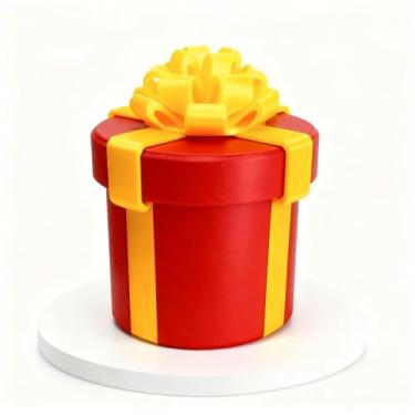 Imagem de MCNULGUR Caixa de presente de parafuso aninhada irritante – Presente engraçado de brincadeira para Natal, escritório – Eleve o presente com sofisticação e surpresa (vermelho)