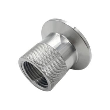 Imagem de Fitvell Mangueira de jardim fêmea de 3/10.2 cm para 1,5 braçadeira sanitária Tri Clamp 1,5 TC x 3/4 adaptador de mangueira de jardim