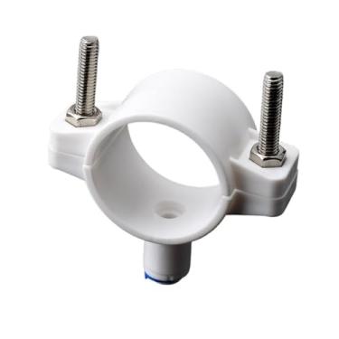 Imagem de Grampo de drenagem de tubo de 1/10.2 cm, clipes de válvula de sela, suporte de filtro de resíduos de água potável, sistema RO