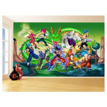 Imagem de Papel De Parede Dragon Ball Goku Vegeta Anime 3,5M Dbz263 - Você Decor