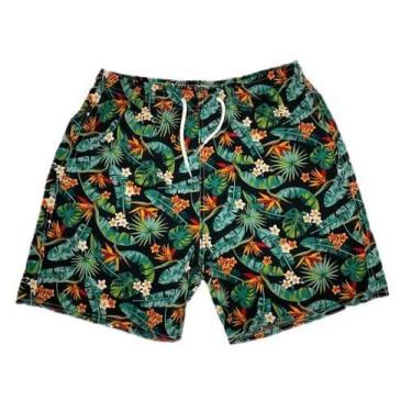 Imagem de Short Plus Size extra Mauricinho Masculino Tactel Adulto Praia Piscina