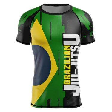 Imagem de Camiseta Black Cat Sport Wear Jiu-Jitsu Rash Guard BJJ Shadow-Unissex