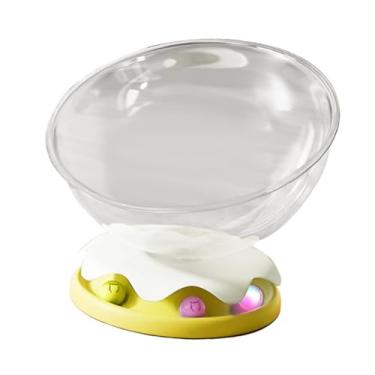 Imagem de Fenteer Cama para gatos Space Capsule, para gatinhos, centro de atividades, estável para todas as estações, cama transparente para pequenos animais de, Diâmetro 42cm