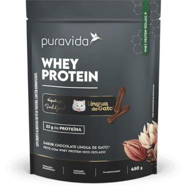 Imagem de Whey lingua de gato 450g - pura vida