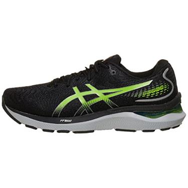 Imagem de ASICS Men's Gel-Cumulus 24 Running Shoes, 9.5, Black/Hazard Green