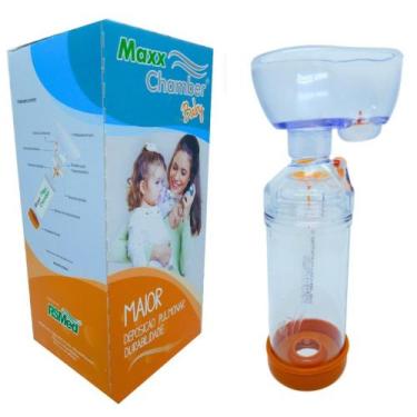 Imagem de Espaçador Baby Para Bebês Medicamentos Aerosol Aerossóis Alta AbsorçPe