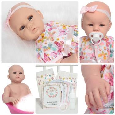 Imagem de Bebê Reborn Realista Abigail Princesa + Kit Acessórios - Cegonha Rebor