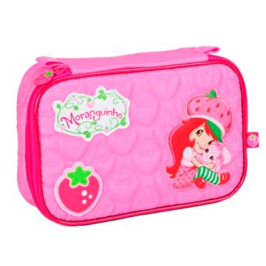 Imagem de Estojo Escolar 36 Lapís Box Simples Moranguinho Clio (Rosa)