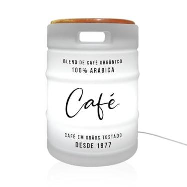 Imagem de Ambiente sem identidade e pouca funcionalidade? Transforme o espaço com a Luminária Banco Barril de Café com Tampo de Madeira