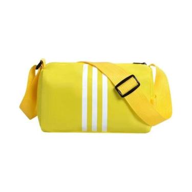 Imagem de Travesseiro de nylon listrado de grande capacidade Bolsa esportiva cas