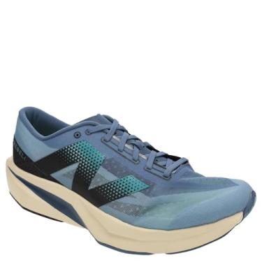 Imagem de New Balance FuelCell Rebel V4 Tênis de corrida masculino, Garça azul/cromo azul/preto, 8 Wide