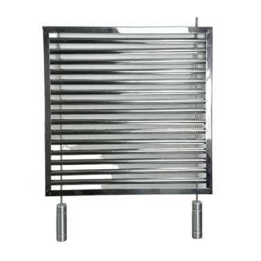 Imagem de Grelha Churrasqueira，AçO InoxidáVel，Capacidade de Carga DuráVel e Resistente，Adequado para Acampamentos em FamíLia, Churrascos e Outras Atividades ao ar Livre(50x50)