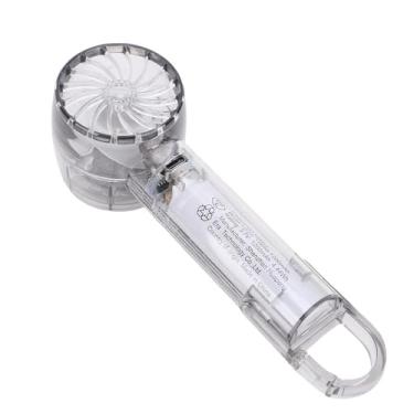 Imagem de Mini fã Portátil Portátil, fã Turbo de Mesa Transparente Recarregável USB, Ventilador de Refrigeração Clara Pessoal Com 3 Velocidades Ajustáveis, Leve e Silencioso, para Viajar,