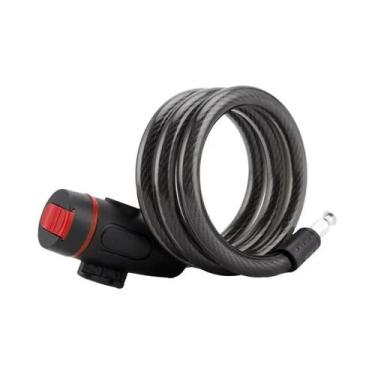 Imagem de Cadeado De Cabo De Aço De Alta Segurança Para Bicicleta Com Suporte De