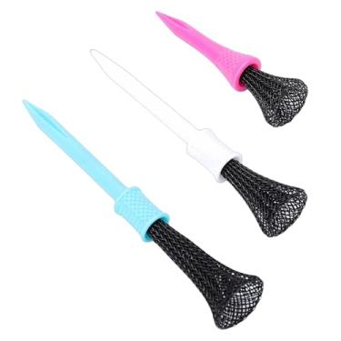 Imagem de Tbest Step Tee Set Bola de Plástico Material PP de Alta Elasticidade Absorção de Choque Design de Malha de Base Ampliada para Campo de Prática de Treinamento de Softball de Beisebol