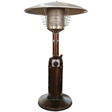 Imagem de Aquecedor De Pátio, Mesa De Aço Inoxidável Queimador Doméstico A Gás Propano Ou Butano Garrafa De Gás De Baixa Energia, Para Jardim Gazebo Acampamento Ao Ar Livre