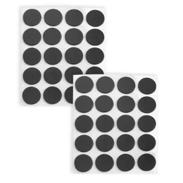 Imagem de Mr. Pen - Pontos magnéticos autoadesivos, 120 peças, ímãs para artesanato, ímãs com suporte adesivo, fita magnética, 40 peças de 3 cm