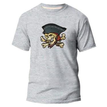 Imagem de  Camiseta Basica Algodão Premium Estampa Digital Piratas  - Pavesi, Ci