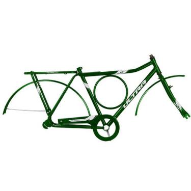Imagem de Kit Quadro Ultra Bikes Stronger Cp Us26, Verde, Aro 26