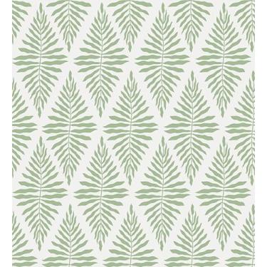 Imagem de MelunMer Papel de parede moderno de 190 cm C 43 cm L papel de parede boho para gabinetes/gavetas verde