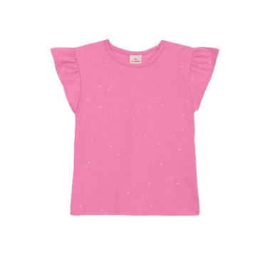Imagem de Blusa infantil menina em cotton com brilho Brandili