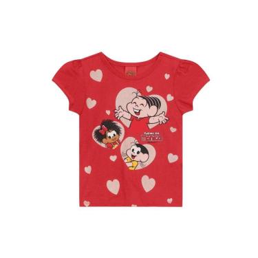 Imagem de Blusa infantil menina da Turma da Mônica Brandili