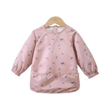 Imagem de Babador Super Macio E Impermeável Para Bebês, Com Mangas Longas, Vestu